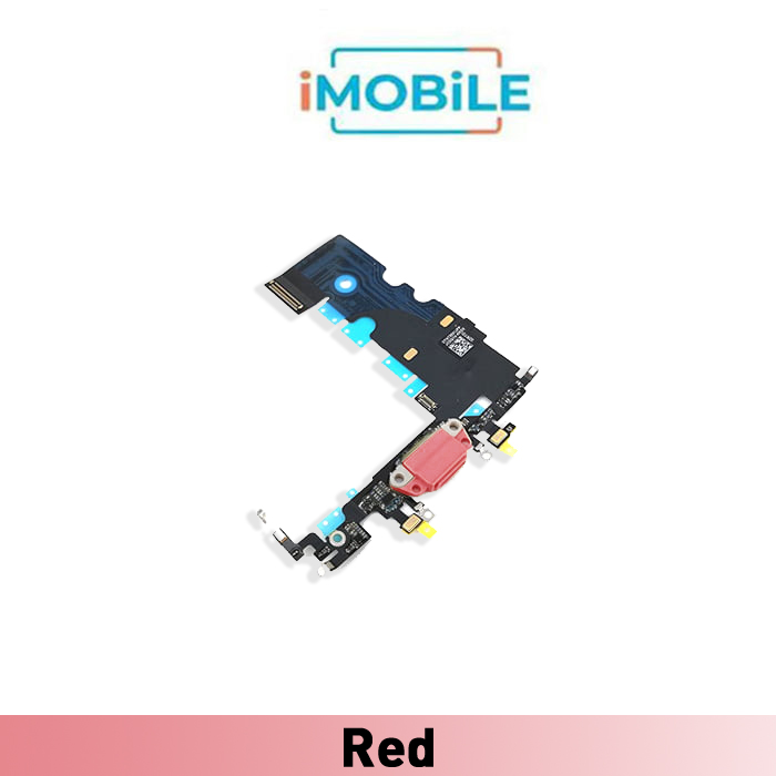 iPhone SE2 2020 Compatible Charging Port Flex Cable [Red] [Original IMB Tested]