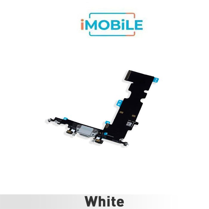 iPhone SE2 2020 Compatible Charging Port Flex Cable [White] [Original IMB Tested]