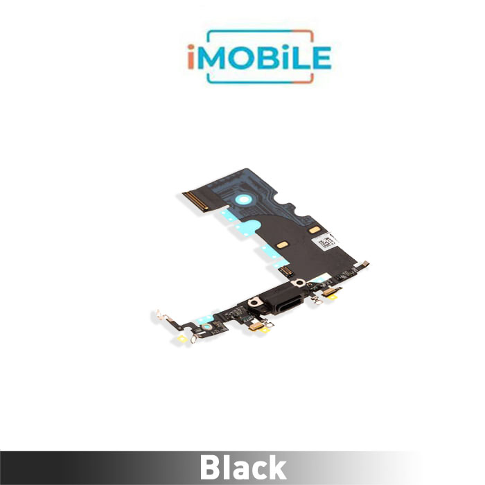 iPhone SE2 2020 Compatible Charging Port Flex Cable [Black] [Original IMB Tested]