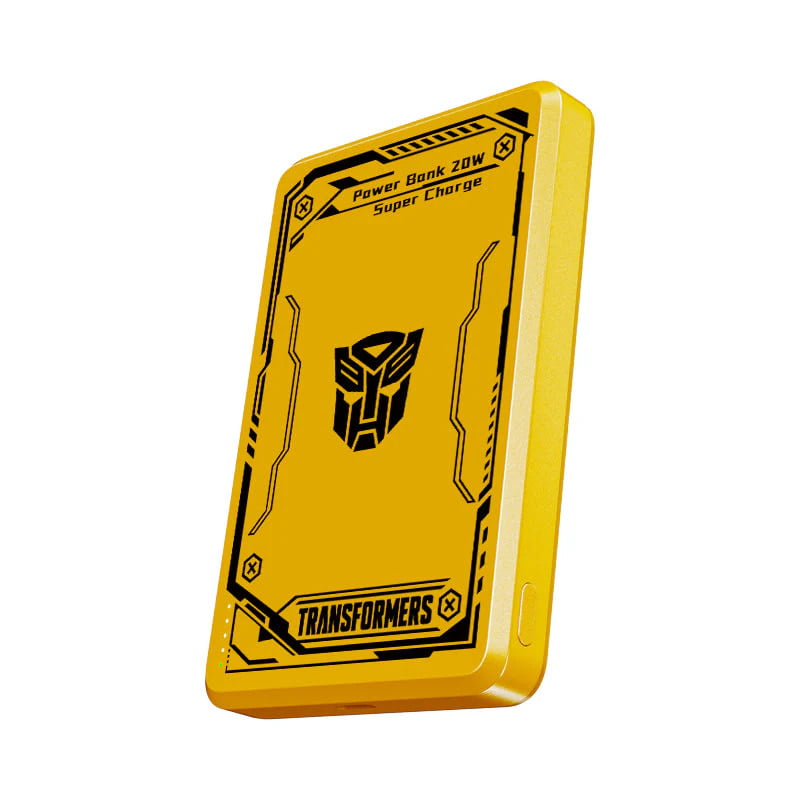 [Marketplace] Transformers Magnetic Wireless Portable 10000mAh 15W Fast Charger Power Bank Yellow TF-D02 