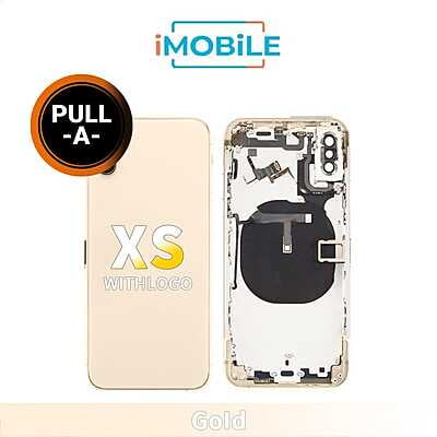 iPhone XS Compatible Full Back Housing [Secondhand] [Gold]