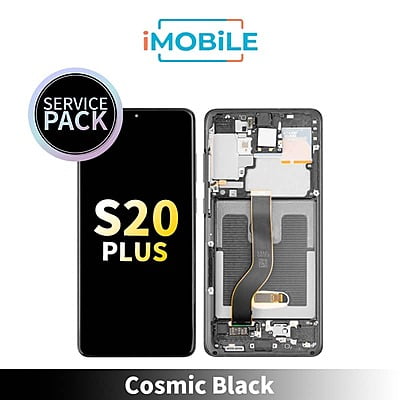 Samsung Galaxy S20 Plus G985 LCD Touch Digitizer Screen [Service Pack] [Cosmic Black] GH82-22134A GH82-31441A GH82-31442A