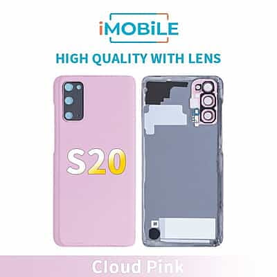 Samsung Galaxy S20 (G980) Back Cover [High Quality With Lens] [Cloud Pink]