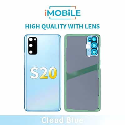 Samsung Galaxy S20 (G980) Back Cover [High Quality With Lens] [Cloud Blue]