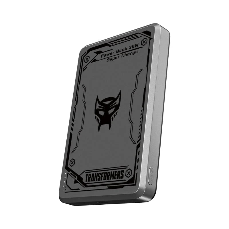 [Marketplace] Transformers Magnetic Wireless Portable 10000mAh 15W Fast Charger Power Bank Grey TF-D02