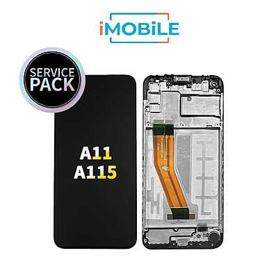 Samsung Galaxy A11 (A115) LCD Touch Digitizer Screen Black [Service Pack] GH81-18760A