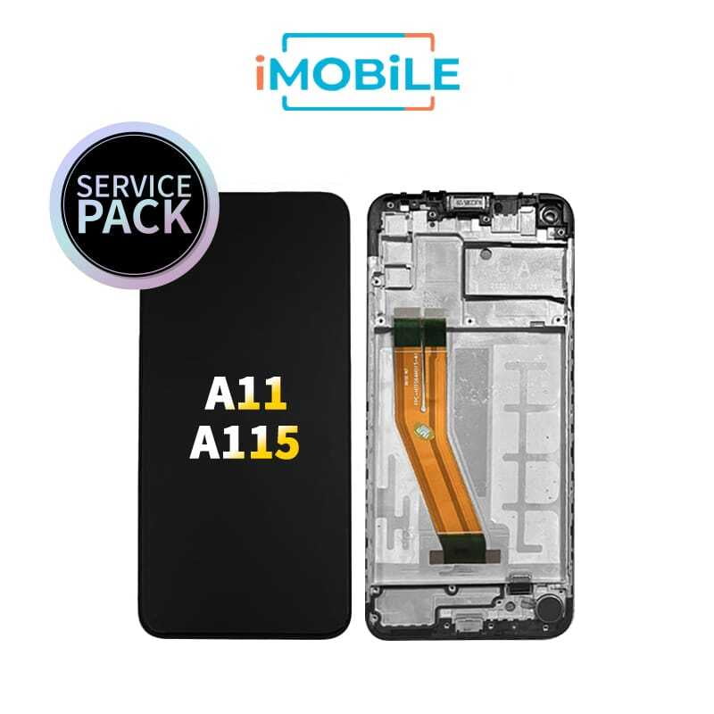 Samsung Galaxy A11 (A115) LCD Touch Digitizer Screen Black [Service Pack] GH81-18760A