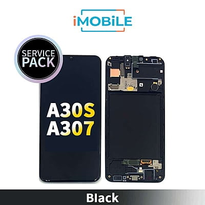Samsung Galaxy A30s A307 LCD Touch Digitizer Screen [Black] [Service Pack] GH82-21189A GH82-21190A