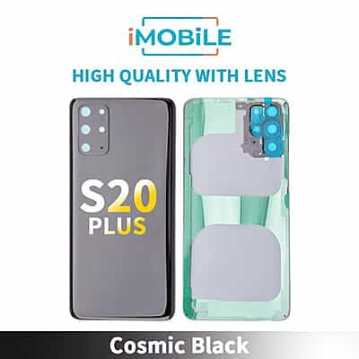 Samsung Galaxy S20 Plus (G985) Back Cover [High Quality With Lens] [Cosmic Black]