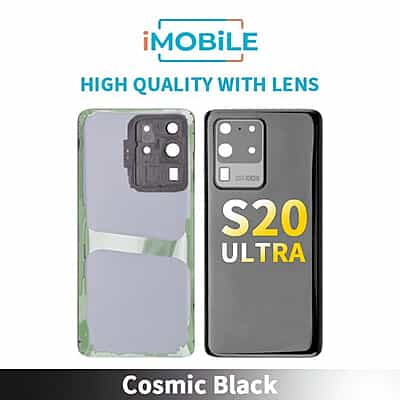 Samsung Galaxy S20 Ultra (G988) 5G Back Cover [High Quality With Lens] [Cosmic Black]