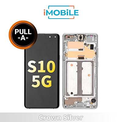 Samsung Galaxy S10 5G (G977) LCD Touch Digitizer Screen [Secondhand] [Crown Silver]