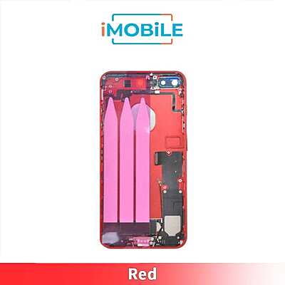 iPhone 7 Plus Compatible Back Housing Full Assembly With Accessories [Red]