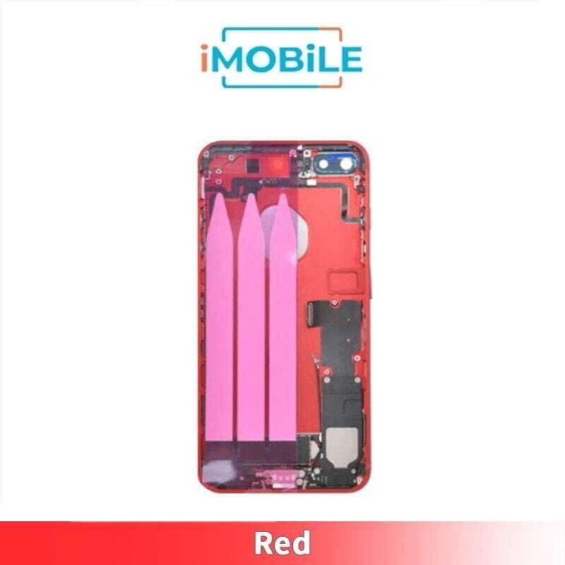 iPhone 7 Plus Compatible Back Housing Full Assembly With Accessories [Red]