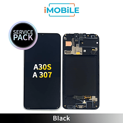 Samsung Galaxy A30s A307 LCD Touch Digitizer Screen [Black] [Service Pack] GH82-21189A