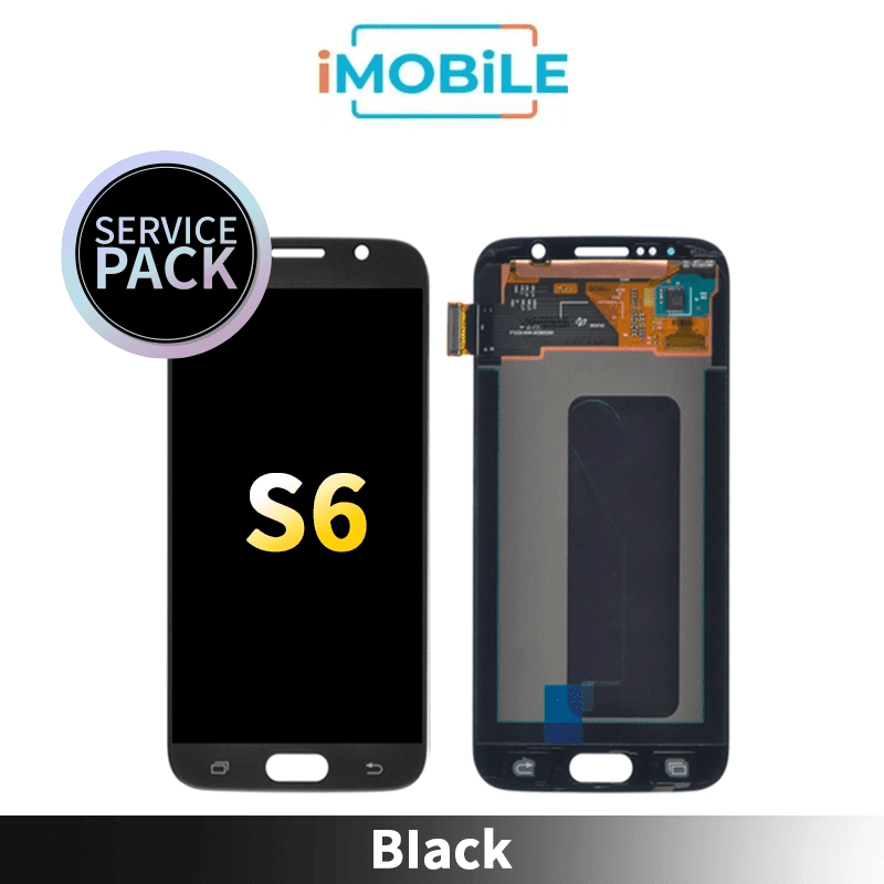 Samsung Galaxy S6 G920 LCD Touch Digitizer Screen [Black] Service Pack [Include Adhesive]