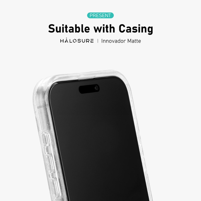 Halosure 2.5D Innovador Shield JoyTouch [Matte] Tempered Glass, iPhone 18 Pro