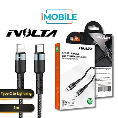 iVolta [RC-102i] BoostCharge 1m Braided Type-C to Lightning Cable