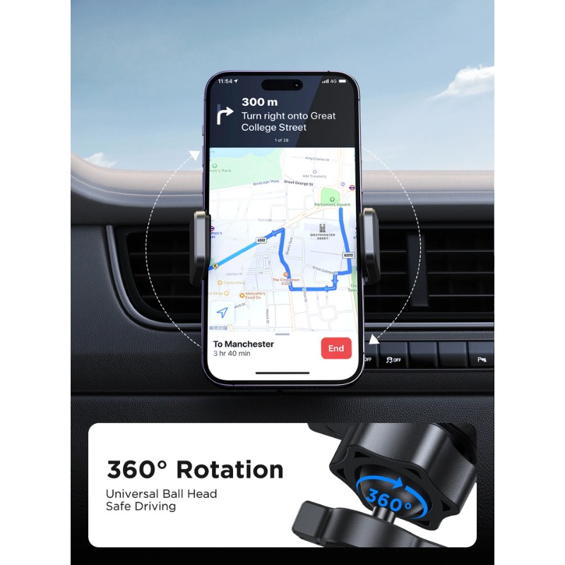 JoyRoom JR-ZS377 Car Phone Mount (Air Vent) JoyRoom JR-ZS377 Car Phone Mount (Air Vent)