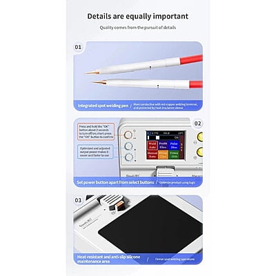 QIANLI Macaron Max | 2nd Gen Portable Phone Battery Connector Spot Welding Machine