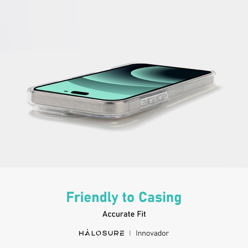 Halosure 2.5D Innovador Shield HD [High-Clear] Tempered Glass, iPhone 16 Pro Max
