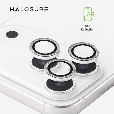 Halosure Geordi Rear Camera Lens [Glitter] Armour Protector (Anti-Reflect), iPh 17 Pro / 17 Pro Max