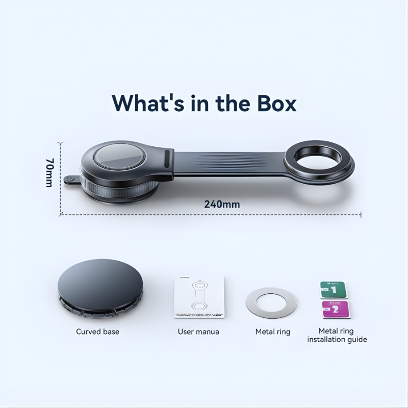 JoyRoom JR-ZS518 Car Vacuum Suction Cup Bendable Mount Phone Holder