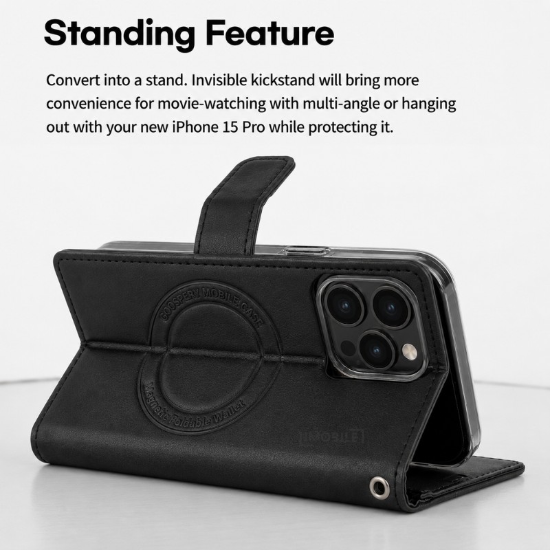 Mercury [MagSafe] Blue Moon Wallet Case, iPhone 16