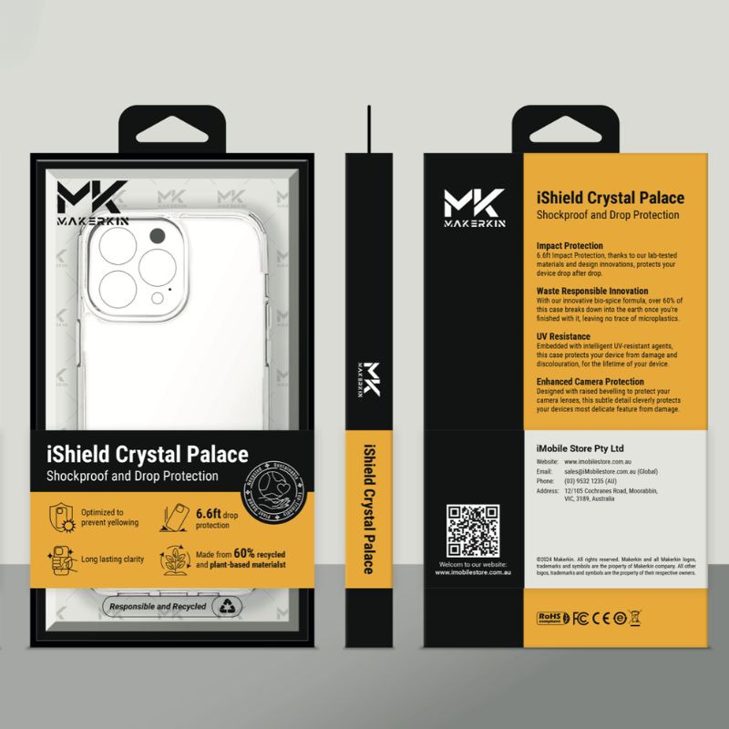 iShield [MagSafe] Crystal Palace Clear Case, iPhone Duo