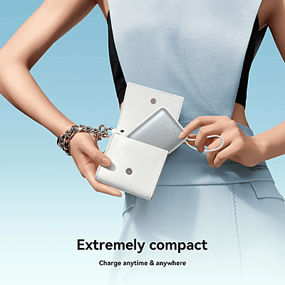 JoyRoom JR-PBF14 22.5W Mini Power Bank [10K mAh] [1 Port + Lightning & USB-C Cables]