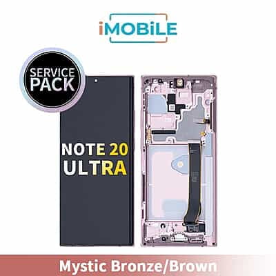 Samsung Galaxy Note 20 Ultra (N985 N986) LCD Touch Digitizer Screen [Service Pack] [Mystic Bronze / Brown] GH82-23622D  GH82-23596D GH82-31461D GH82-31453D