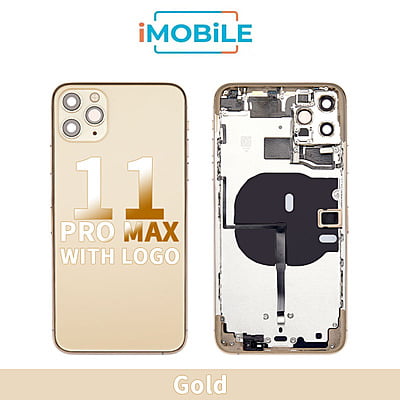 iPhone 11 Pro Max Compatible Back Housing [no small parts] [Gold]