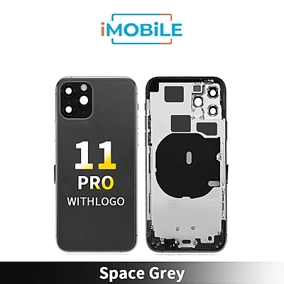 iPhone 11 Pro Compatible Back Housing [No Small Parts] [Space Grey]