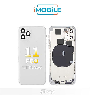 iPhone 11 Pro Compatible Back Housing [No Small Parts] [Silver]