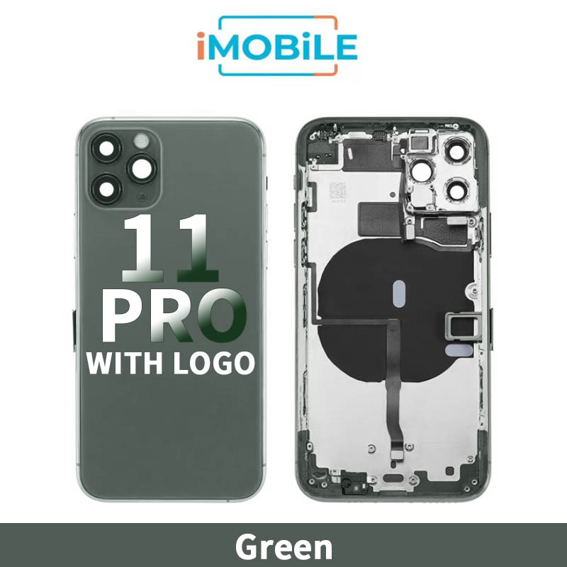 iPhone 11 Pro Compatible Back Housing [no small parts] [Green]