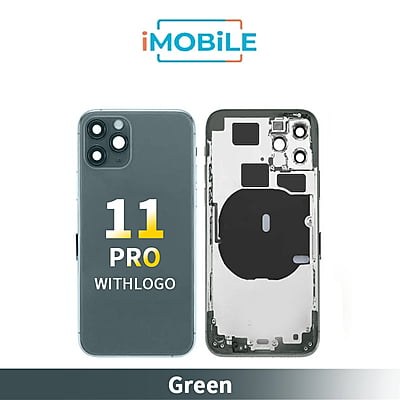 iPhone 11 Pro Compatible Back Housing [No Small Parts] [Green]
