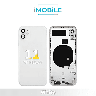 iPhone 11 Compatible Back Housing [No Small Parts] [Silver]