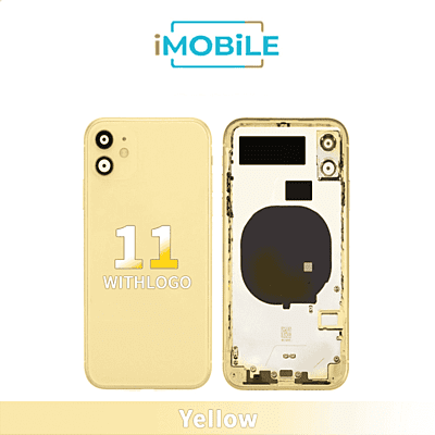 iPhone 11 Compatible Back Housing [No Small Parts] [Yellow]