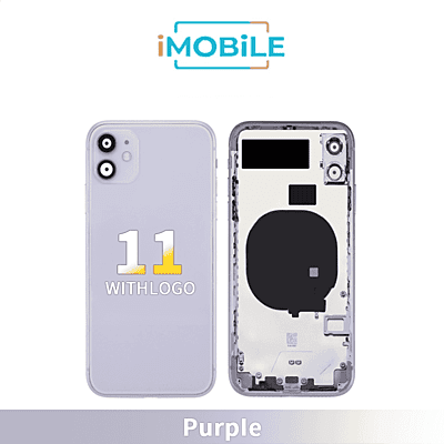 iPhone 11 Compatible Back Housing [No Small Parts] [Purple]
