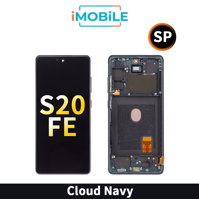 Samsung Galaxy S20 FE SM-G781B LCD Touch Digitizer Screen [Service Pack] [Cloud Navy] GH82-24220A