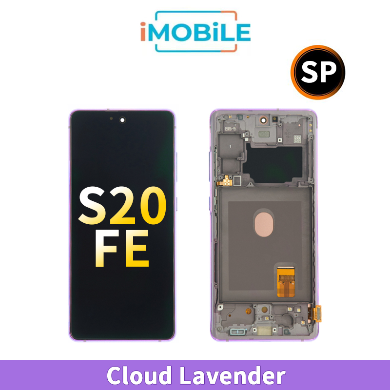 Samsung Galaxy S20 FE SM-G781B LCD Touch Digitizer Screen [Service Pack] [Cloud Lavender] GH82-24200C