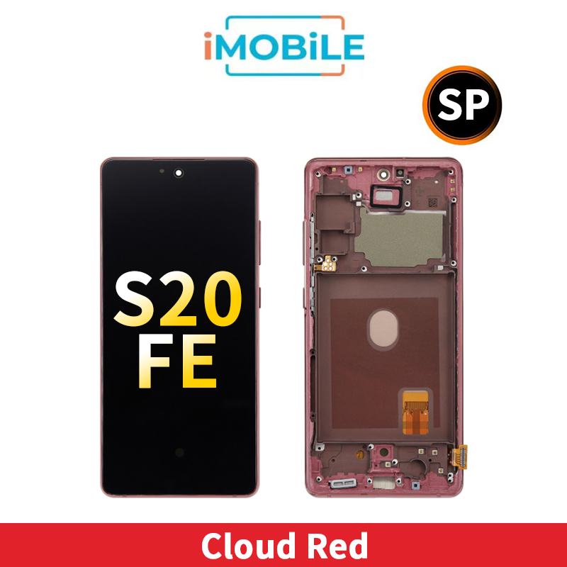 Samsung Galaxy S20 FE SM-G781B LCD Touch Digitizer Screen [Service Pack] [Cloud Red] gh82-24220E