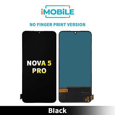 Huawei Nova 5 Pro Compatible LCD Touch Digitizer Screen [No Finger Print Version] [Black]
