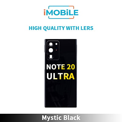 Samsung Galaxy Note 20 Ultra (N985 N986) Back Cover [High Quality with Lens] [Mystic Black]