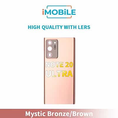 Samsung Galaxy Note 20 Ultra (N985 N986) Back Cover [High Quality With Lens] [Mystic Bronze / Brown]
