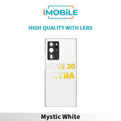 Samsung Galaxy Note 20 Ultra (N985 N986) Back Cover [High Quality with Lens] [Mystic White]