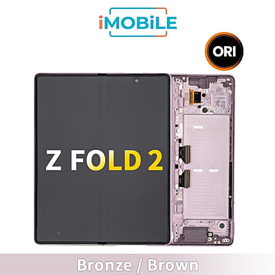 Samsung Galaxy Z Fold2 F916 LCD Touch Digitizer Screen [Secondhand Original] Bronze / Brown]
