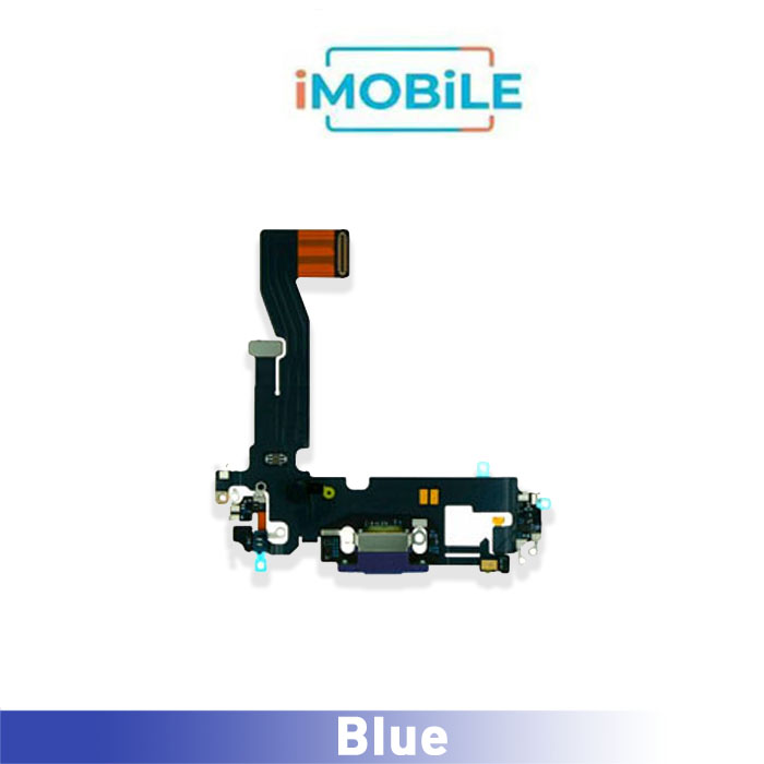 iPhone 12 / 12 Pro Compatible Charging Port Flex Cable [Blue] Original