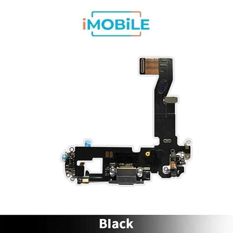 iPhone 12 / 12 Pro Compatible Charging Port Flex Cable  [Graphite / Black]