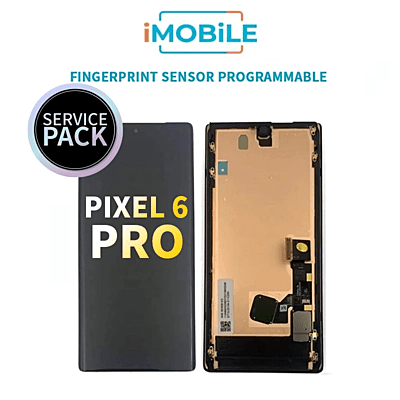 Google Pixel 6 Pro Compatible LCD Touch Digitizer Screen [Service Pack] (Fingerprint Sensor need Reprogramming)