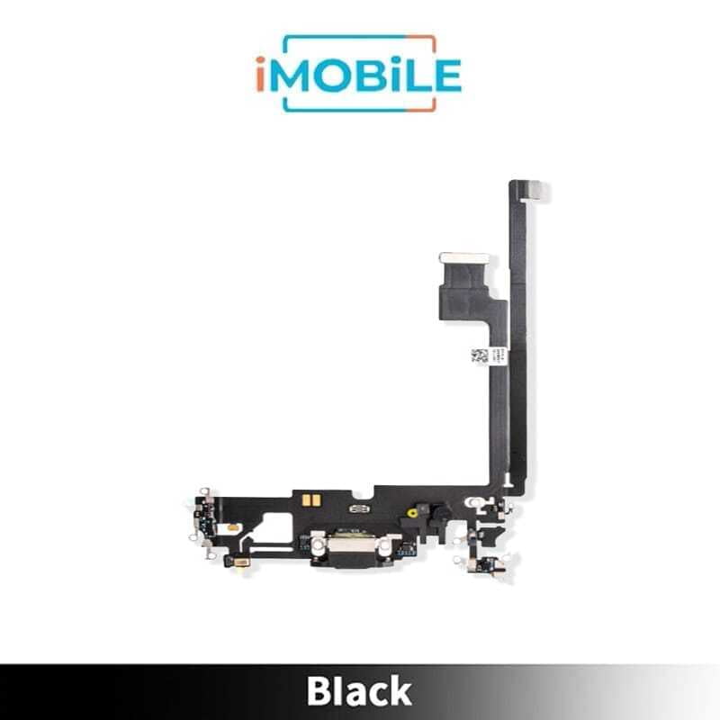 iPhone 12 Pro Max Compatible Charging Port Flex Cable [Original] [Black]